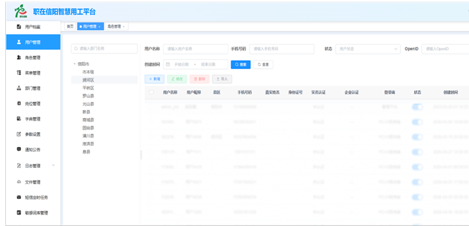 就业数据驾驶舱界面